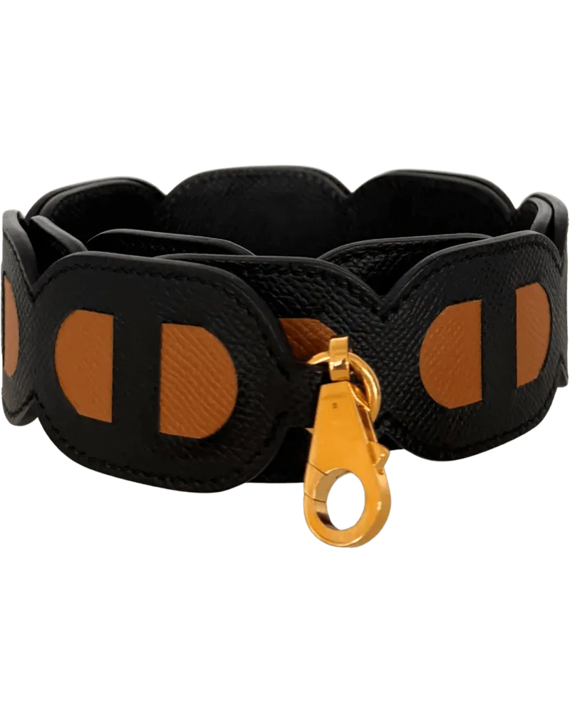 Hermès Hobo Bags Hermes shoulder strap Maillons Noir Gold 92 Full s schwarz Schwarz