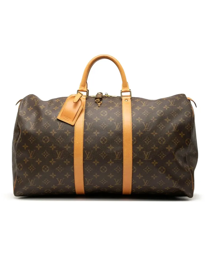 Louis Vuitton Weekender Monogram Keepall 50 braun Braun