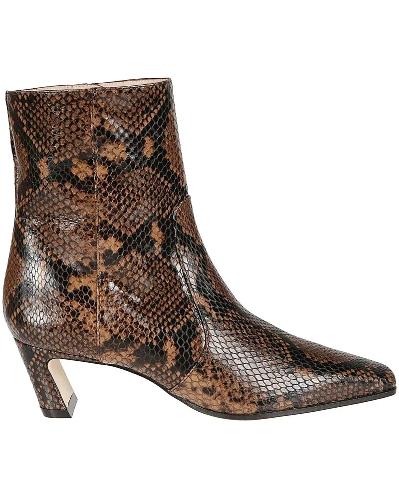 Stuart Weitzman Stiefel Stassi Zip Bootie 50 Ankle Boots Brown braun Braun