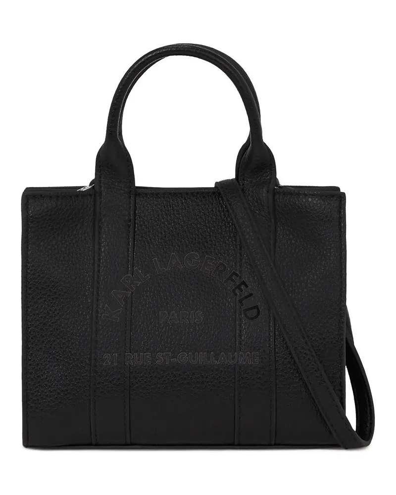 Karl Lagerfeld Shopper Rue St-Guillaume Mini-Tote Bag schwarz Schwarz