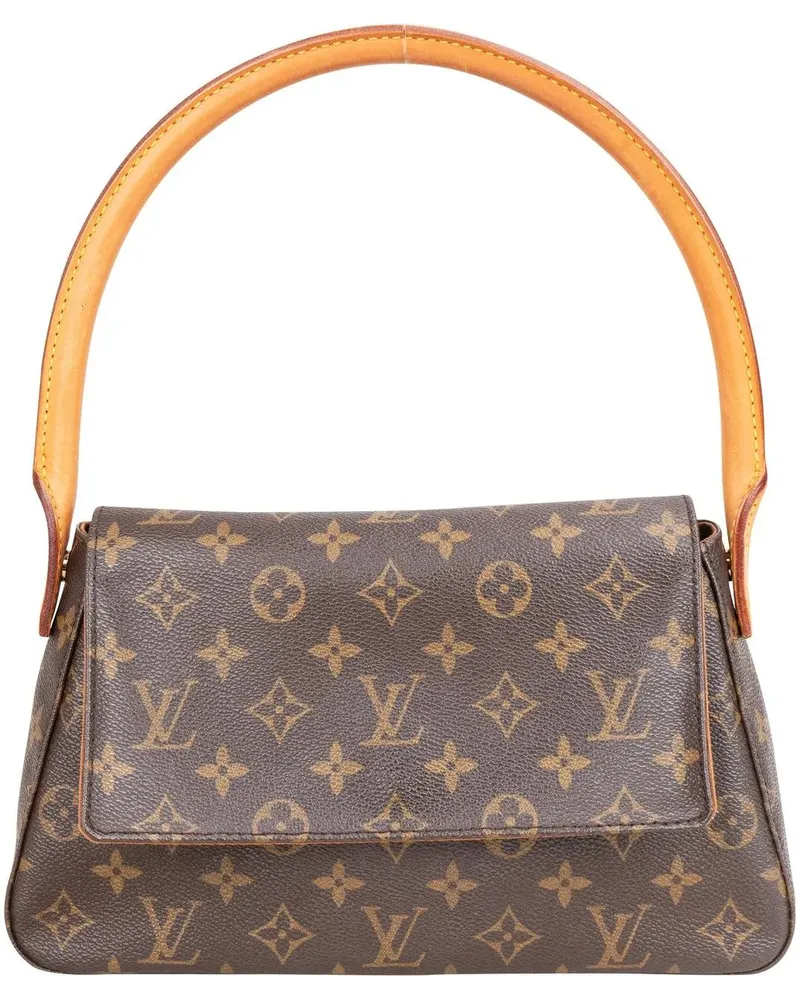 Louis Vuitton Crossbody Bags  Canvas Monogram Looping PM Handbag braun Braun