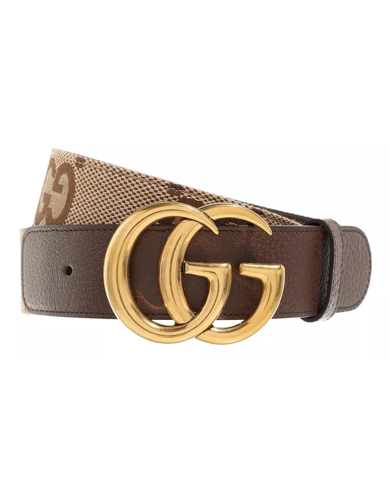 Gucci Gürtel Jumbo GG Marmont Wide Belt beige Beige