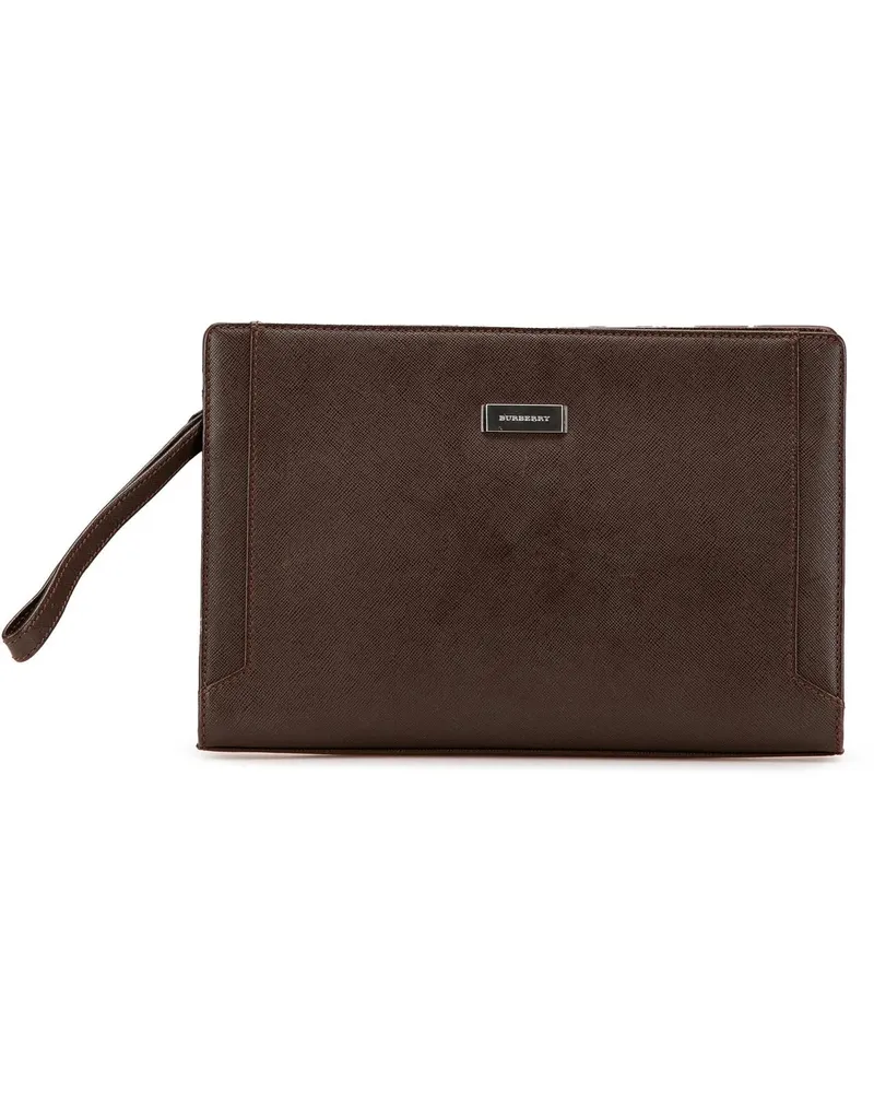 Burberry Clutches 2000-2017 Leather Clutch braun Braun