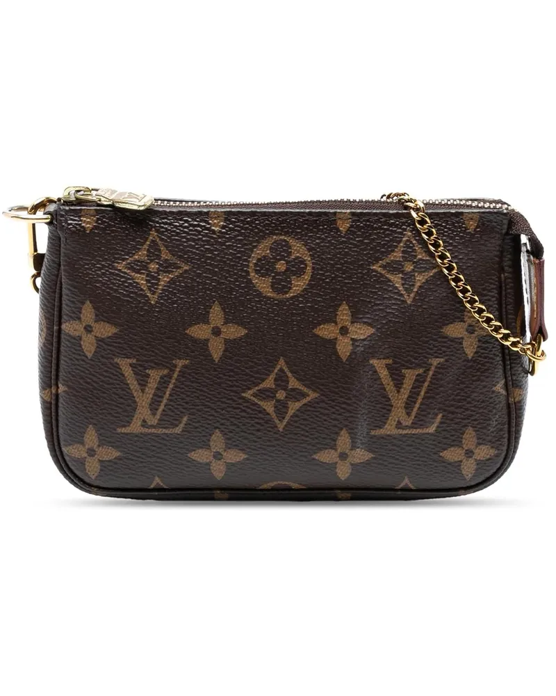 Louis Vuitton Crossbody Bags Monogram Mini Pochette Accessoires braun Braun