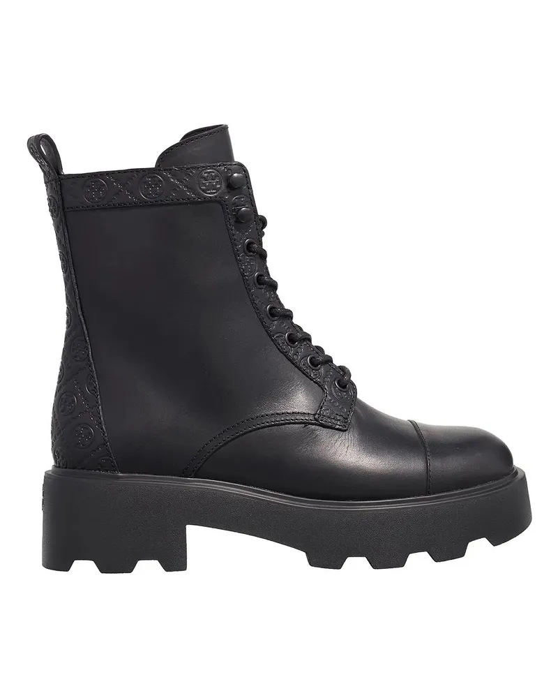 Tory Burch Stiefeletten T Monogram Lug Ankle Boot 65Mm schwarz Schwarz