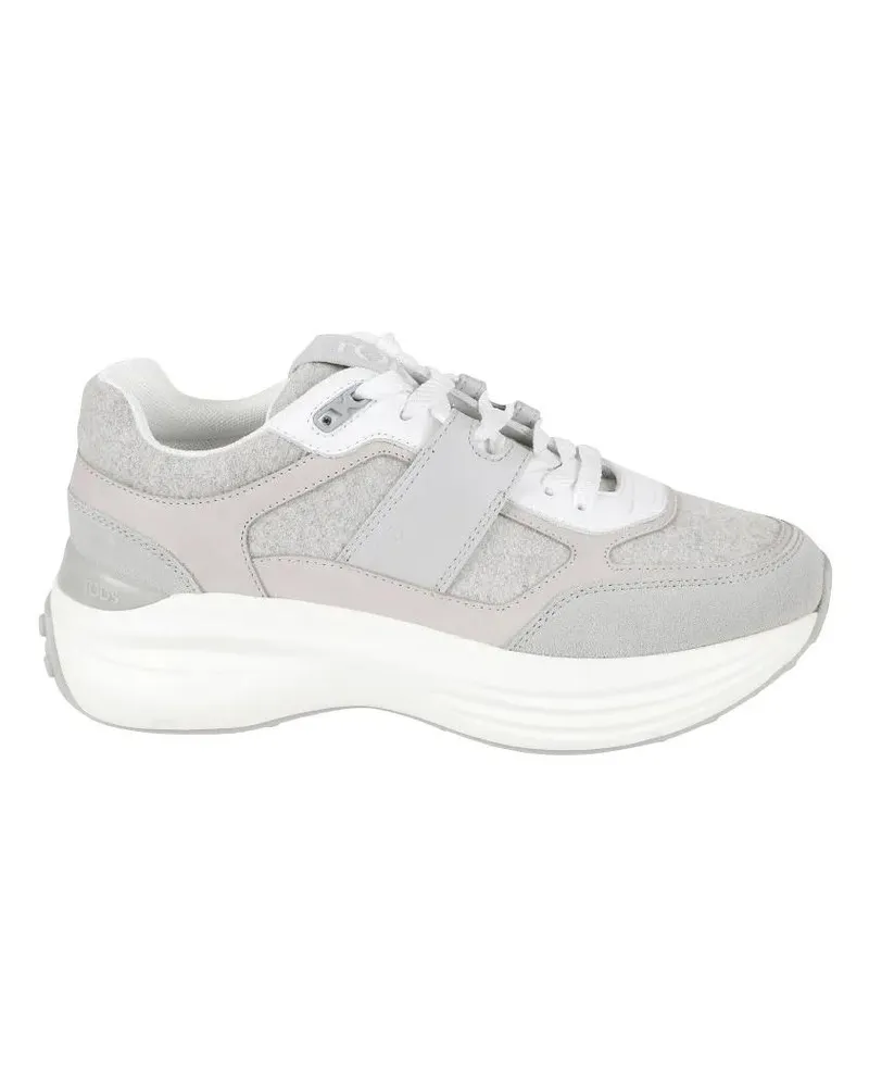 TOD'S Low-Top Sneaker Modern Grey Sneakers With Soft Textures And Suppor grau Grau