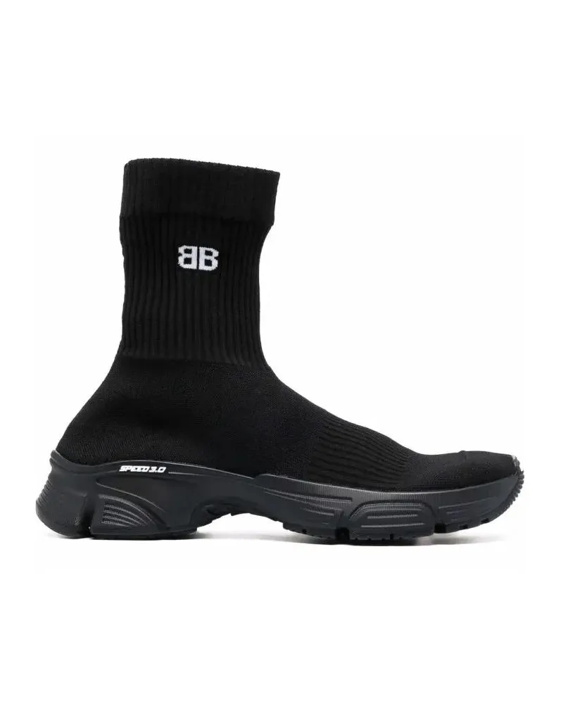 Balenciaga Low-Top Sneaker Speed 3.0 Logo Sneakers schwarz Schwarz