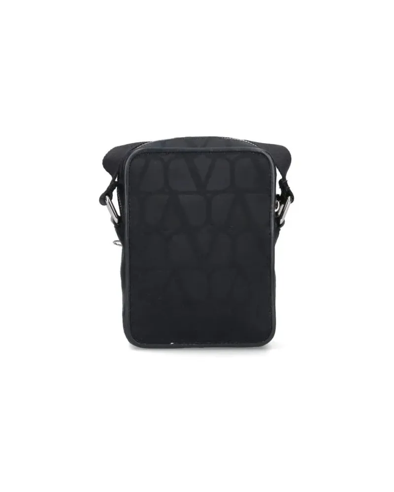 Valentino Garavani Hobo Bags Iconographe' Crossbody Bag – Black schwarz Schwarz