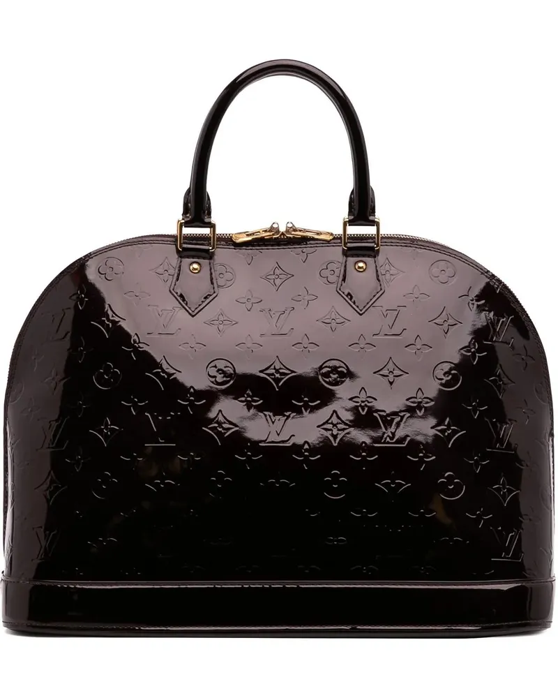 Louis Vuitton Crossbody Bags Monogram Vernis Alma GM orange Orange