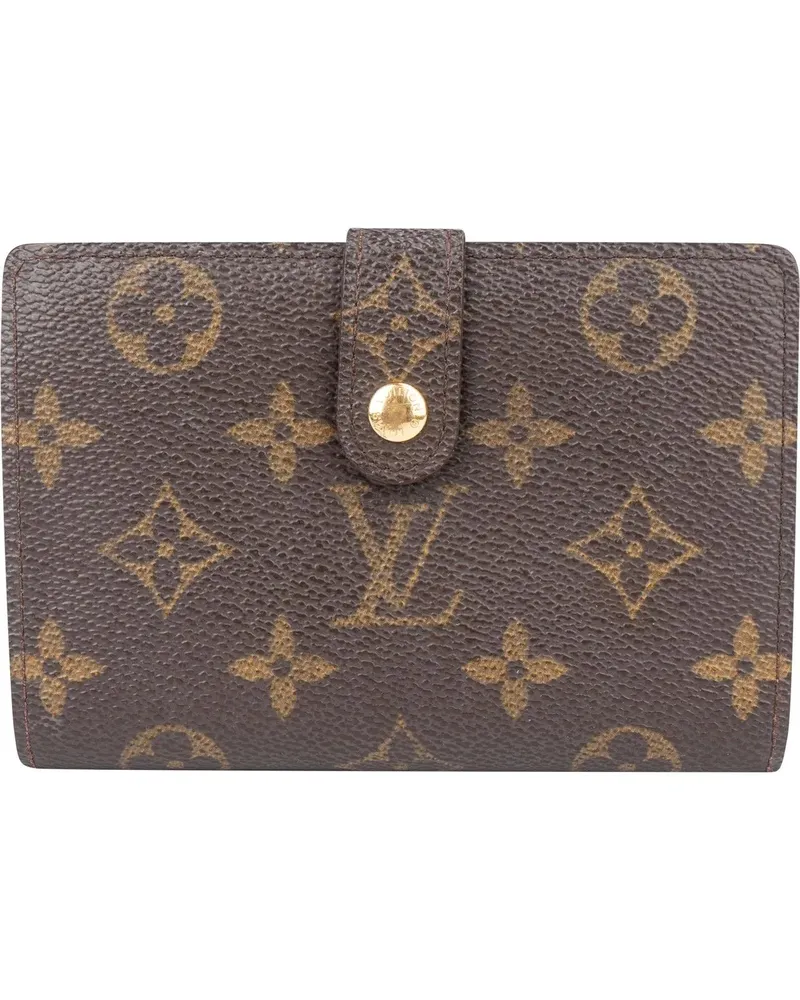 Louis Vuitton Portemonnaie  Canvas Monogram Compact Clip Wallet bunt Bunt