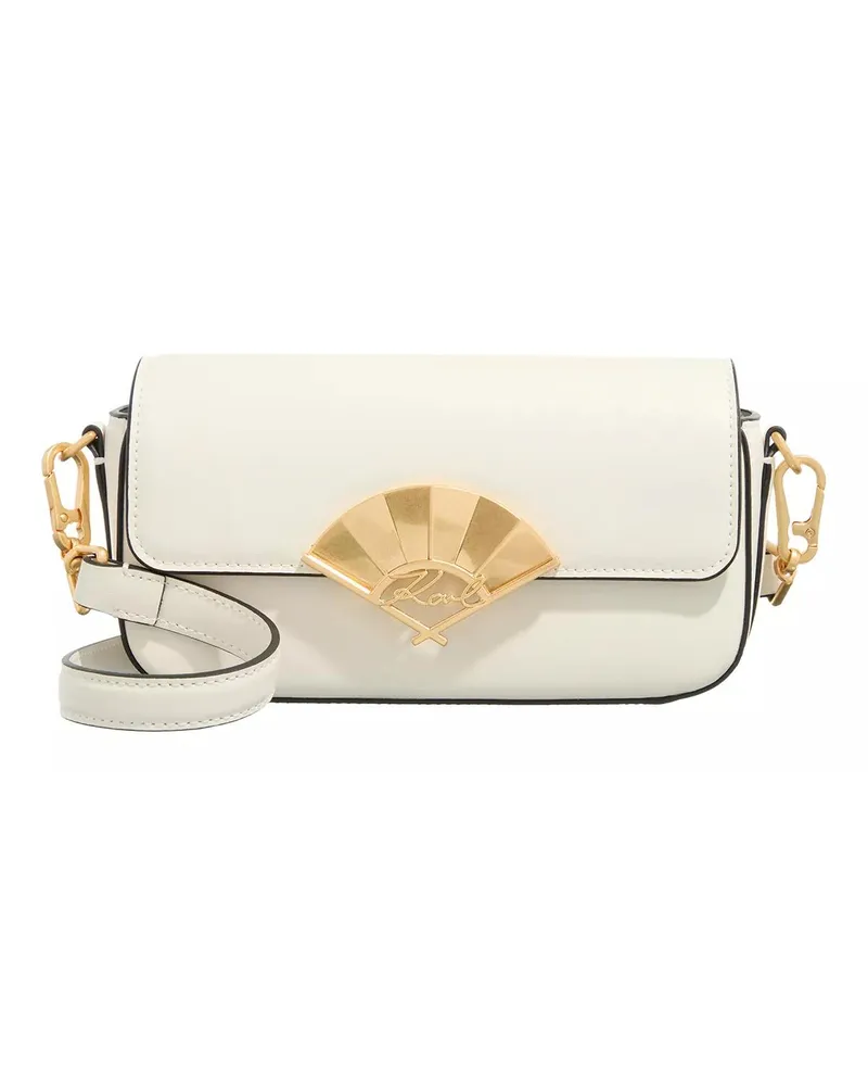 Karl Lagerfeld Crossbody Bags K/Signature Fan Sm Crossbody Creme