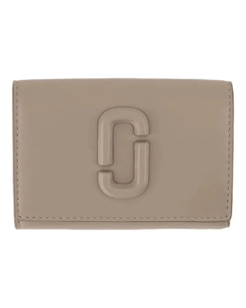Marc Jacobs Portemonnaie The Trifold Wallet - Leather - Grey grau Grau