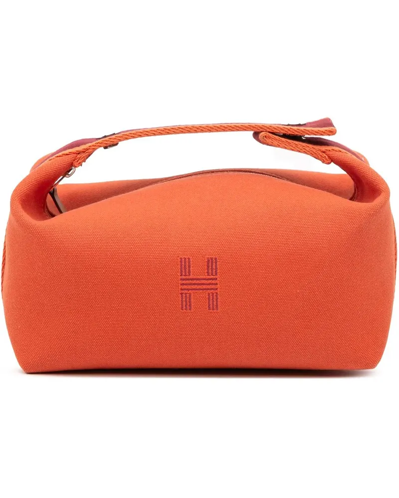 Hermès Kosmetiktaschen Small Canvas Bride A Brac Case orange Orange