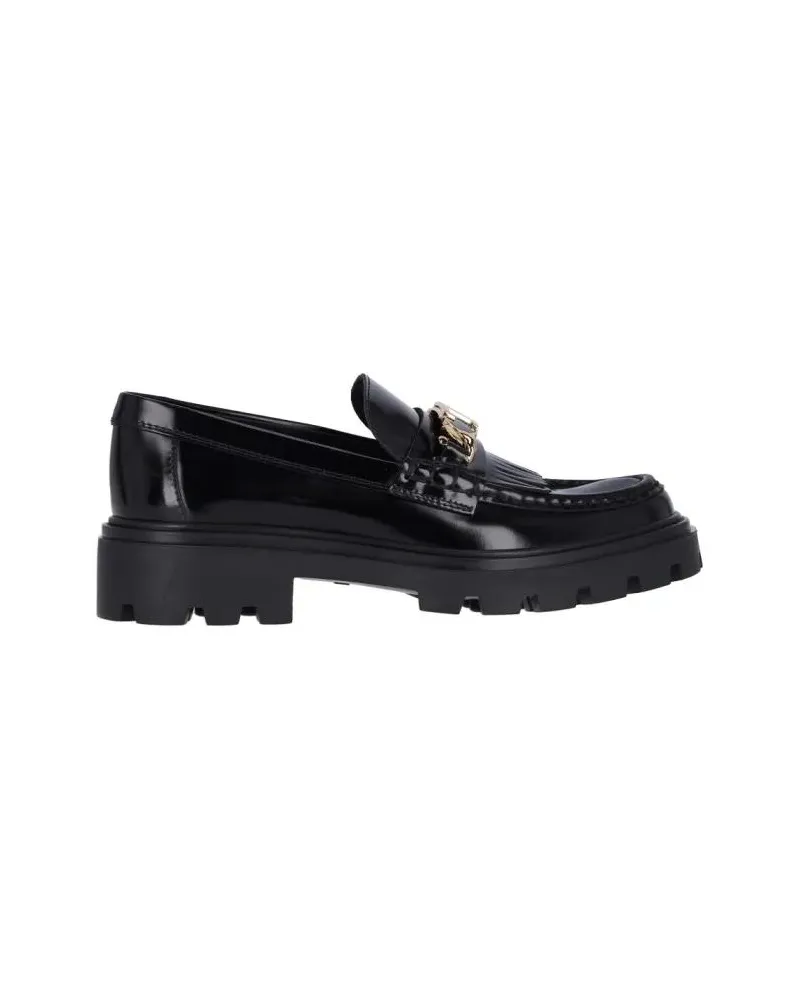 TOD'S Fringed' Moccasins – Black schwarz Schwarz
