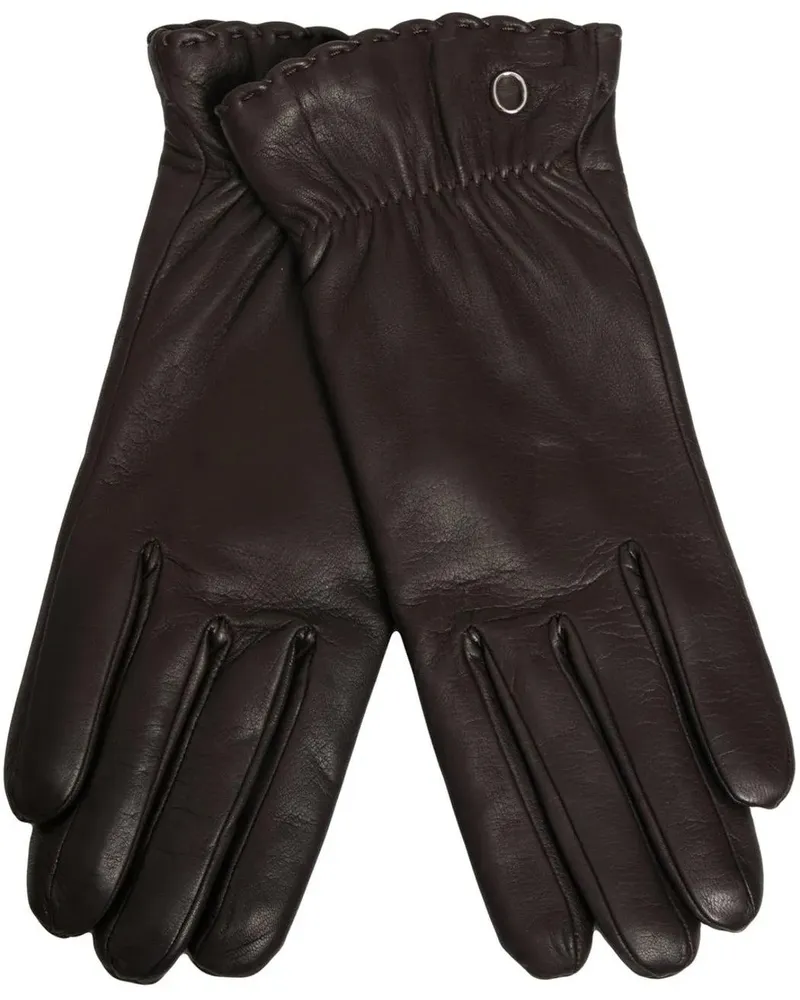 Orciani Handschuhe Leather gloves braun Braun