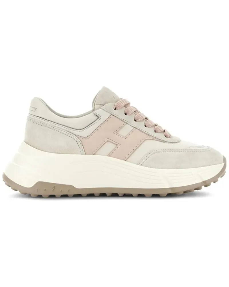 Hogan Low-Top Sneaker Beige Sneakers With Textured Upper And Sole beige Beige