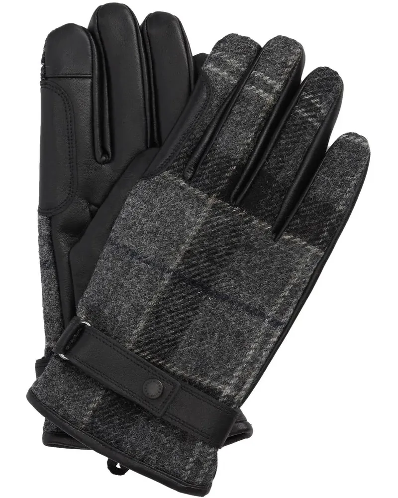 Barbour Handschuhe Gloves Blackgrey bunt Bunt