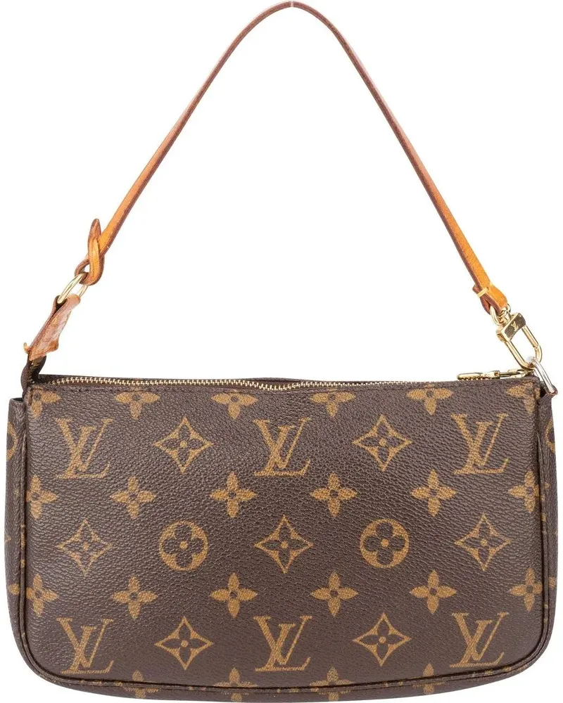 Louis Vuitton Crossbody Bags  Canvas Monogram Pochette Accessoire braun Braun