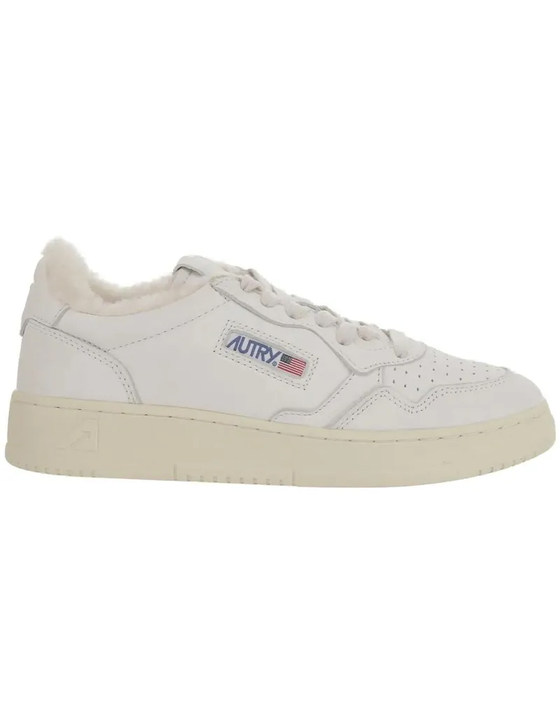 AUTRY Low-Top Sneaker Low Sneakers With Leather And Suede Combination beige Beige