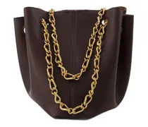 Beuteltaschen The Gather Bucket Bag In Brown Vegan Leather braun