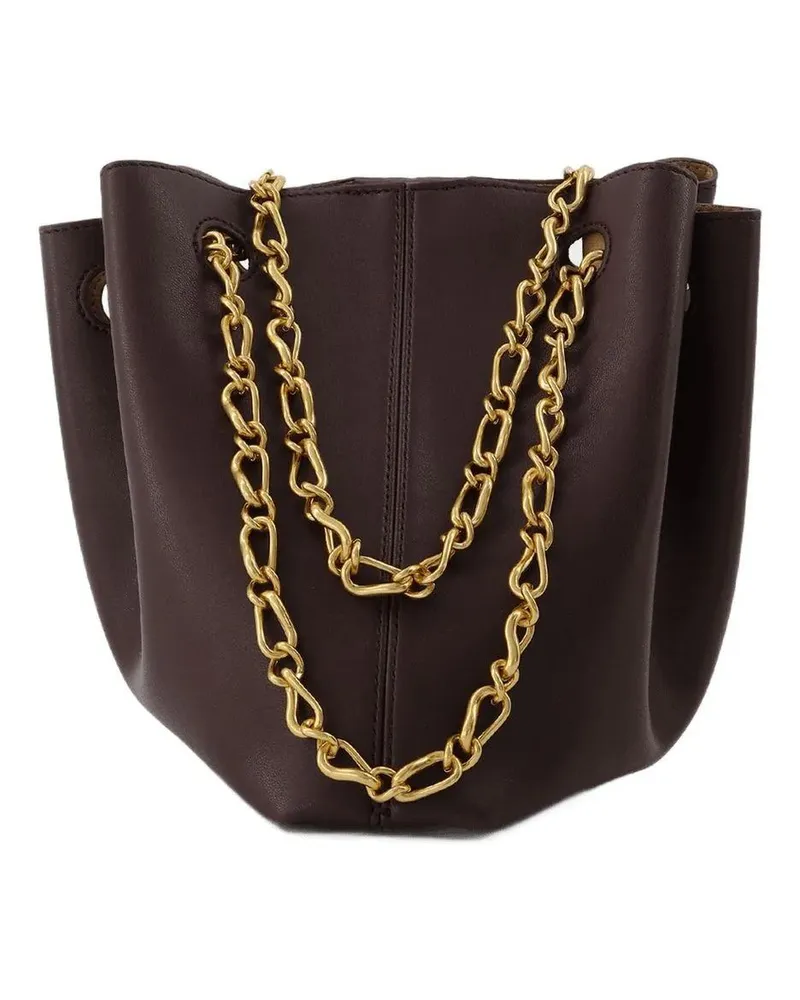Nanushka Beuteltaschen The Gather Bucket Bag In Brown Vegan Leather braun Braun