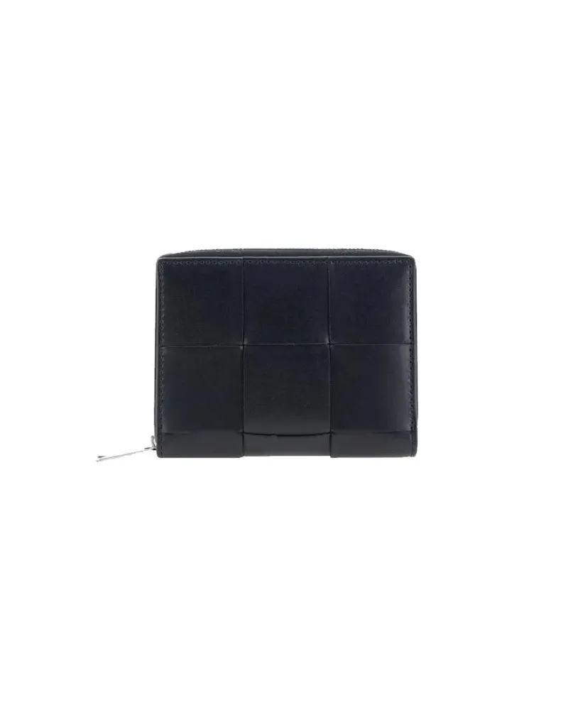 Bottega Veneta Portemonnaies Zip Around Wallet schwarz Schwarz