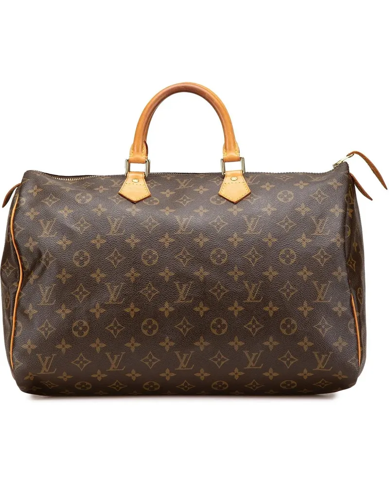 Louis Vuitton Crossbody Bags Monogram Speedy 40 braun Braun