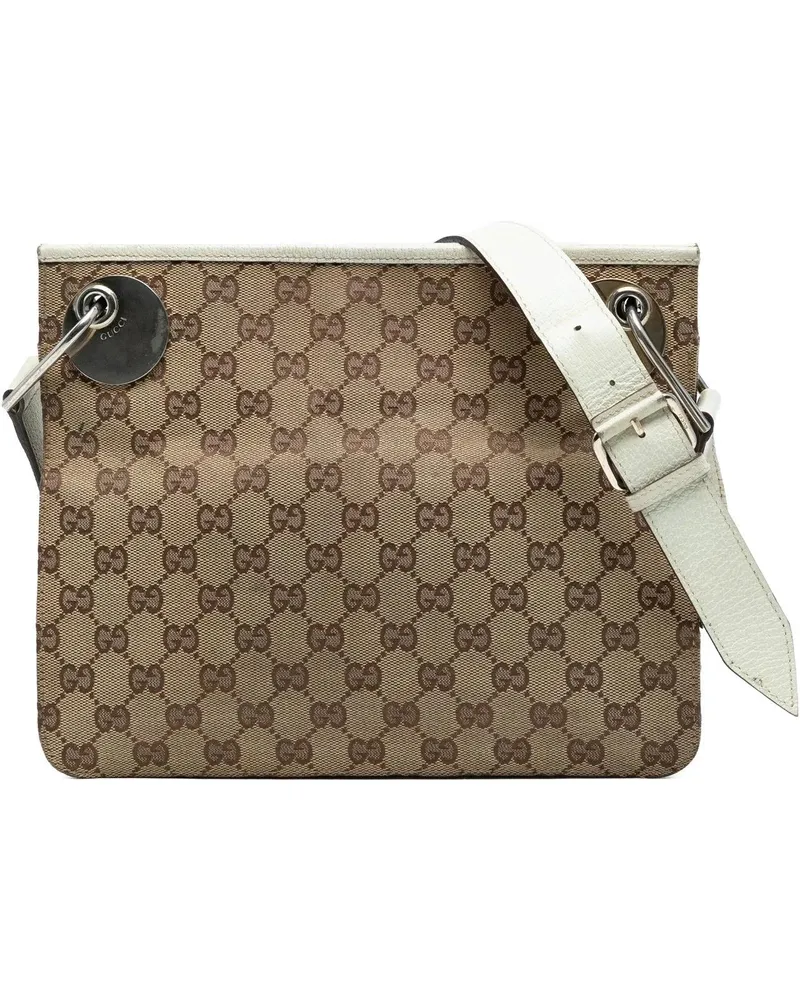 Gucci Hobo Bags GG Canvas Eclipse Crossbody braun Braun