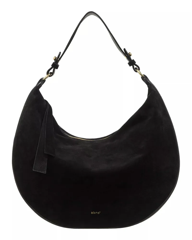 Abro Hobo Bag Beutel Lulu Big/ Black/Gold Schwarz