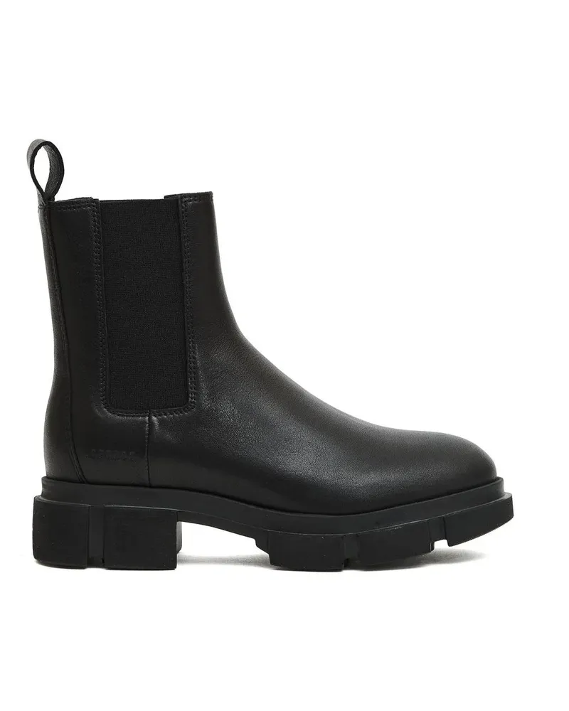 Copenhagen Stiefel Black Leather Ankle Boot schwarz Schwarz