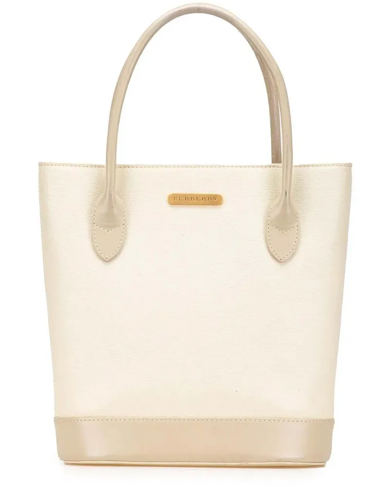 Burberry Crossbody Bags Leather Handbag weiß Weiß