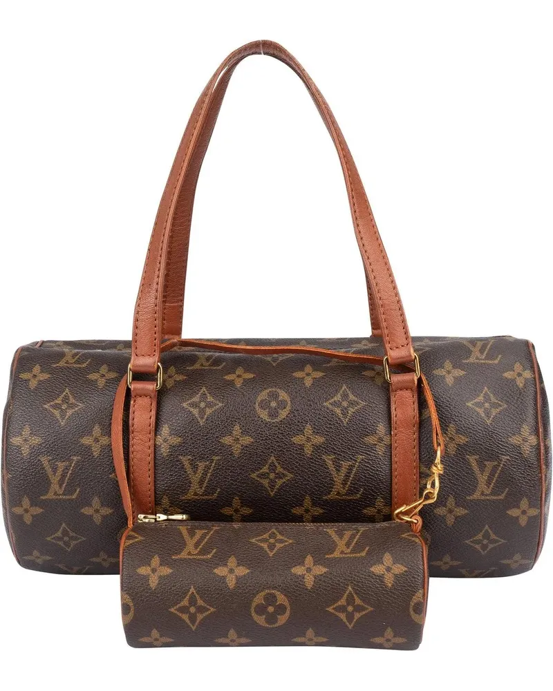 Louis Vuitton Crossbody Bags  Canvas Monogram Papillon Set Handbag braun Braun