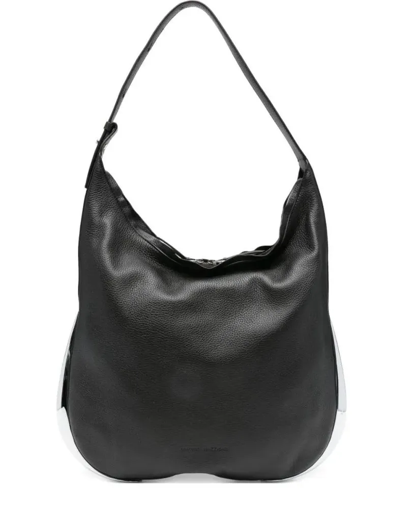 Benedetta Bruzziches Hobo Bags Black Deer Leather Shoulder Bag schwarz Schwarz