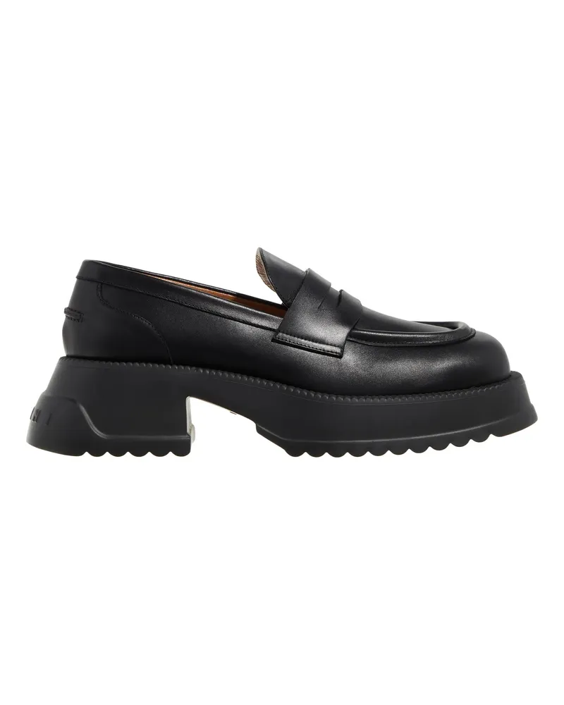 Marni Loafer Moccasin Shoe schwarz Schwarz