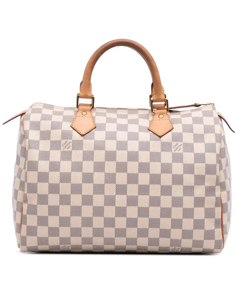 Louis Vuitton Crossbody Bags Damier Azur Speedy 30 weiß Weiß