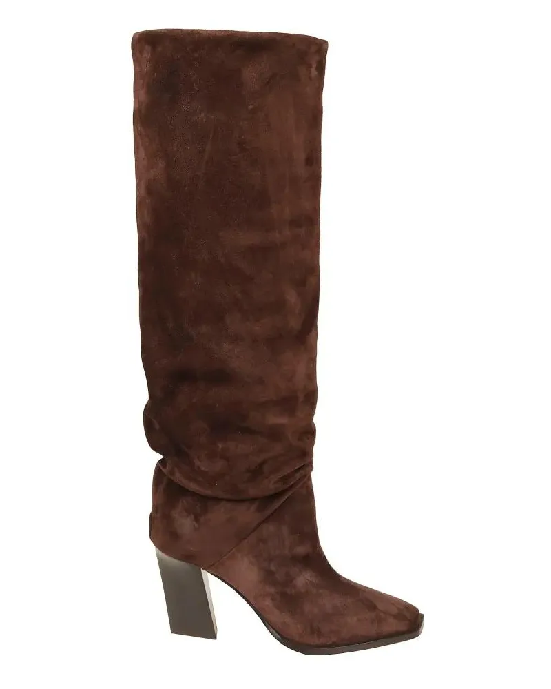 Jimmy Choo Stiefel Pointed Toe Black Stiletto Boots With Minimalist D schwarz Schwarz