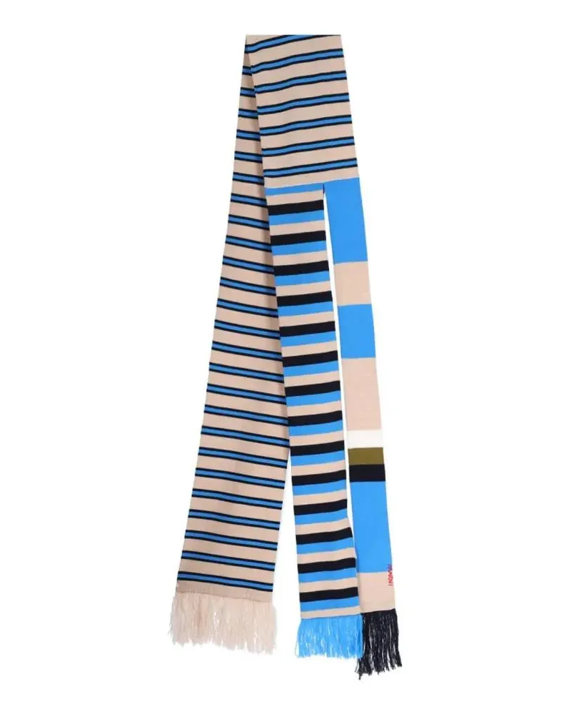 Marni Tücher & Schals Striped Wool Scarf – Multicolor bunt Bunt