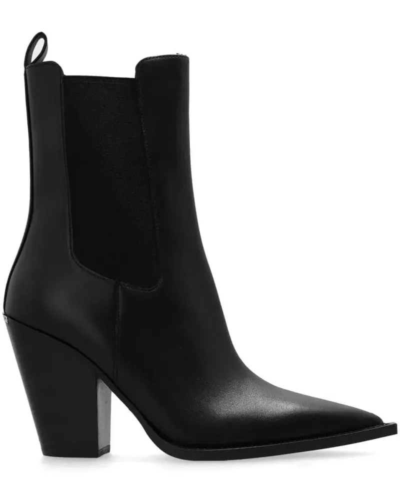Michael Kors Stiefel Leni Leather Boot schwarz Schwarz