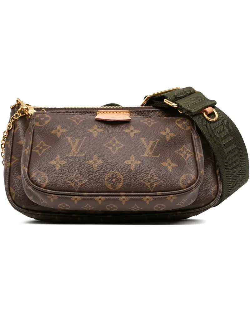 Louis Vuitton Hobo Bags Monogram Multi Pochette Accessoires braun Braun