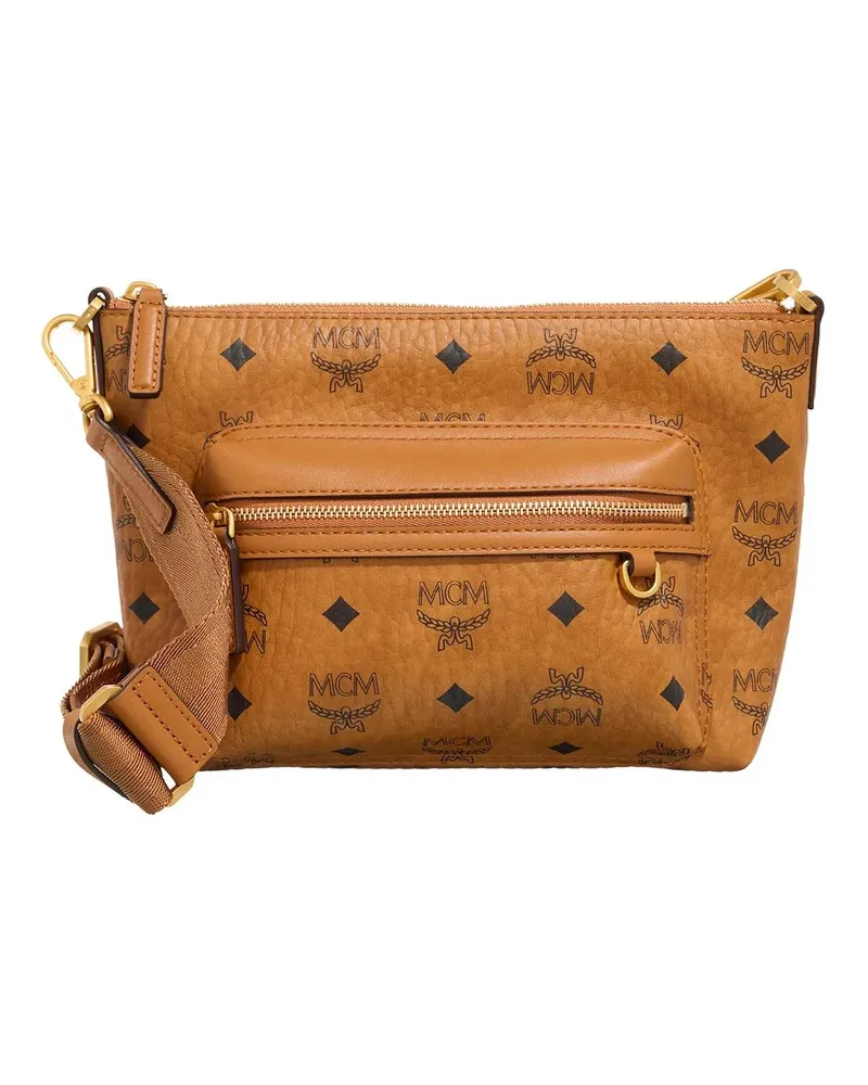 MCM Crossbody Bags Aren Visetos Crossbody Sml Co braun Braun