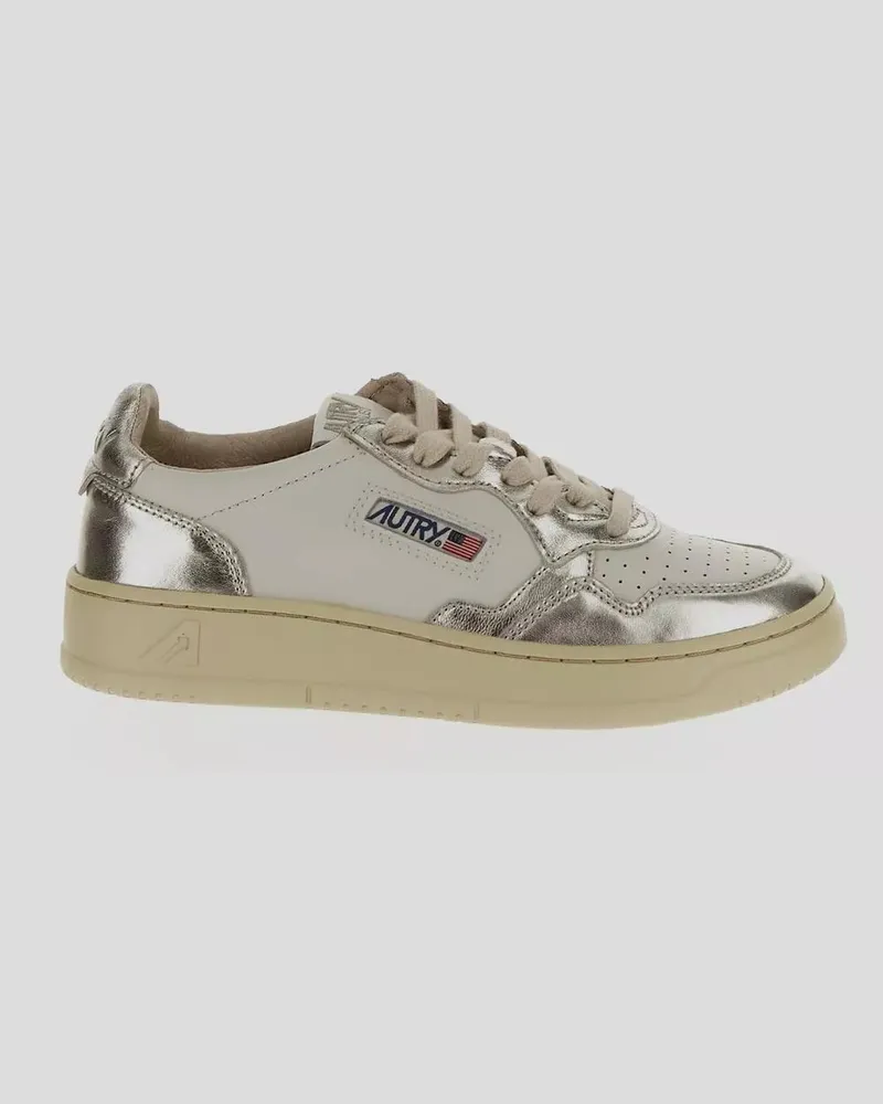 AUTRY Low-Top Sneaker Medalist Low Two-Tone Sneakers In White weiß Weiß