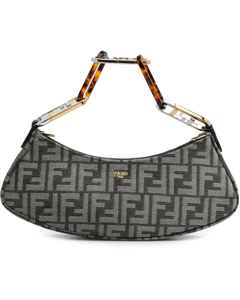 Fendi Hobo Bags 2012-2023 Zucca O'lock Swing Satchel grau Grau