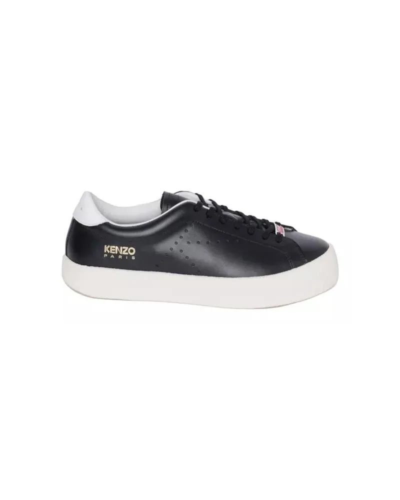 Kenzo Low-Top Sneaker Black Leather Sneakers schwarz Schwarz