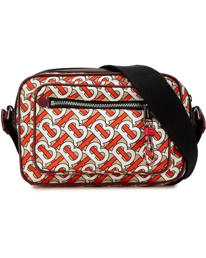 Burberry Hobo Bags 2018-2023 TB Monogram Nylon Paddy Crossbody orange Orange