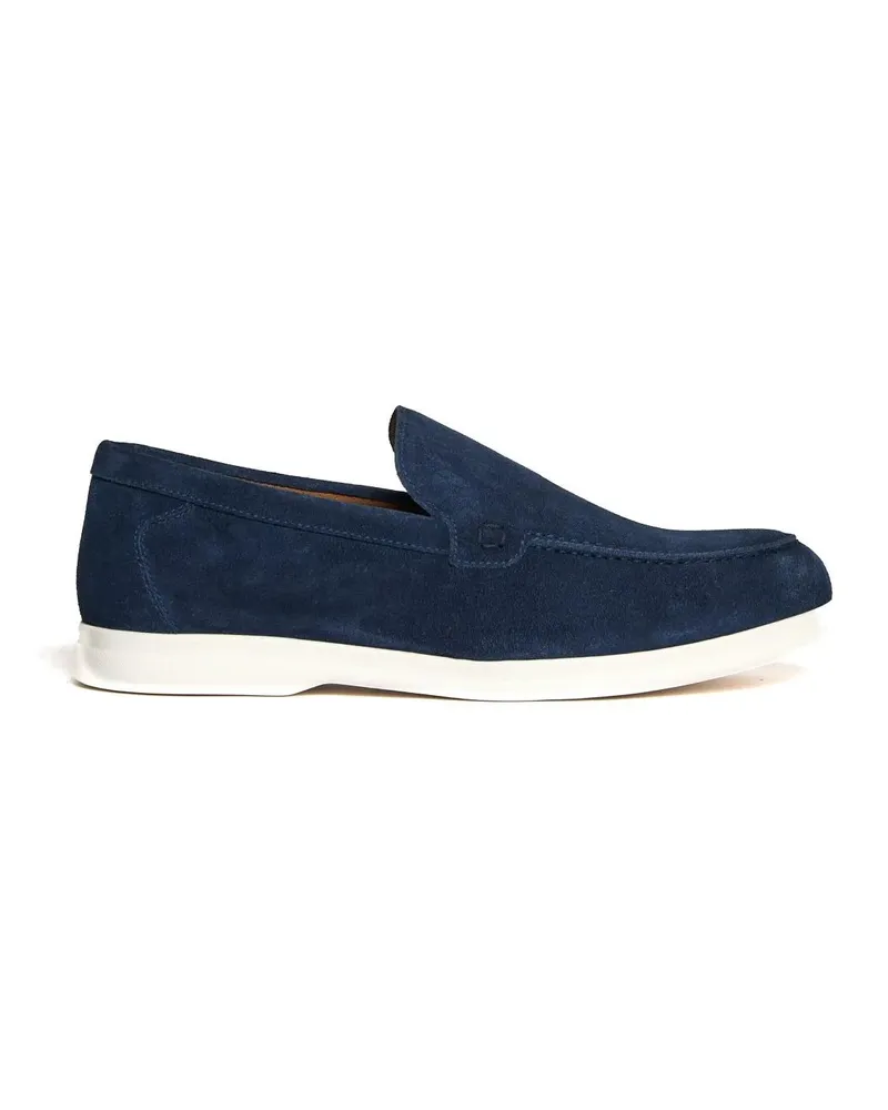 Doucal´s Loafer Tempesta Suede Mocassino Adler Slip-On Loafers blau Blau
