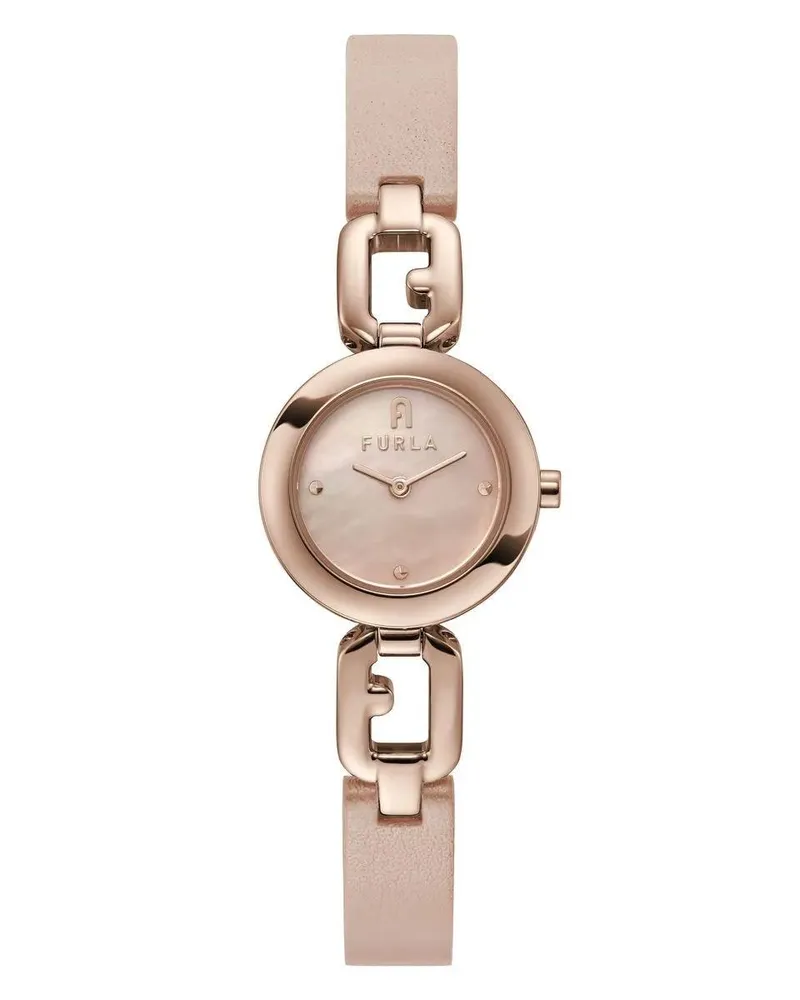 Furla Uhr Quarz-Analoguhr  Arco Chain pink Rosa