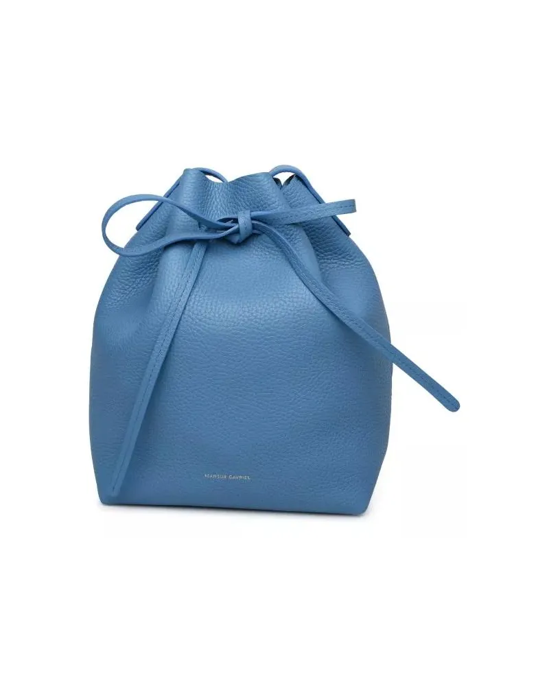 Mansur Gavriel Beuteltaschen Soft Basket Blau