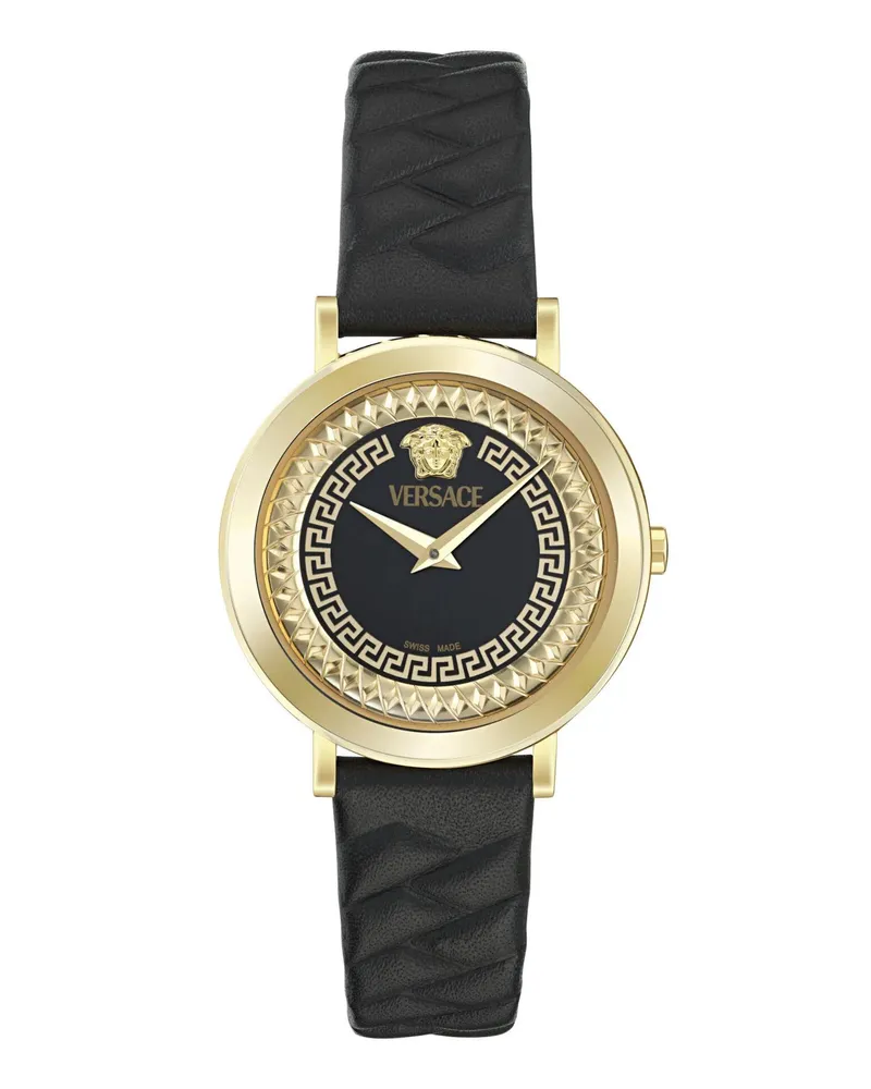 Versace Uhr Quarz-Analoguhr  Delphinus black Schwarz