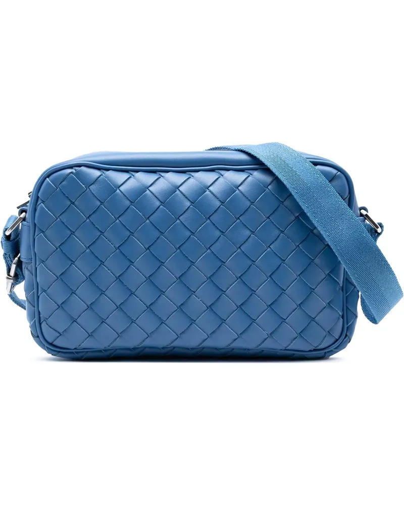 Bottega Veneta Hobo Bags Small Nappa Intrecciato Camera Bag blau Blau
