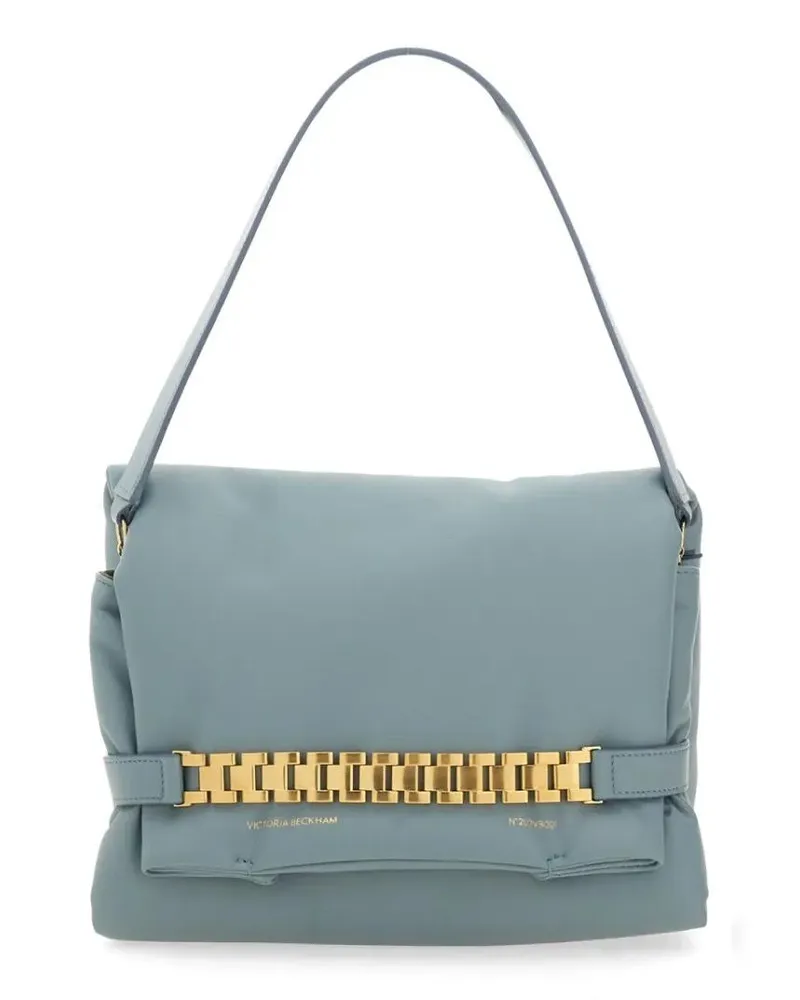 Victoria Beckham Hobo Bags Puffy Pouch With Chain blau Blau